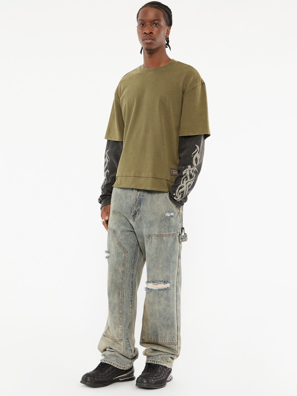 GUESS Originals Eco Double Layered Tee
