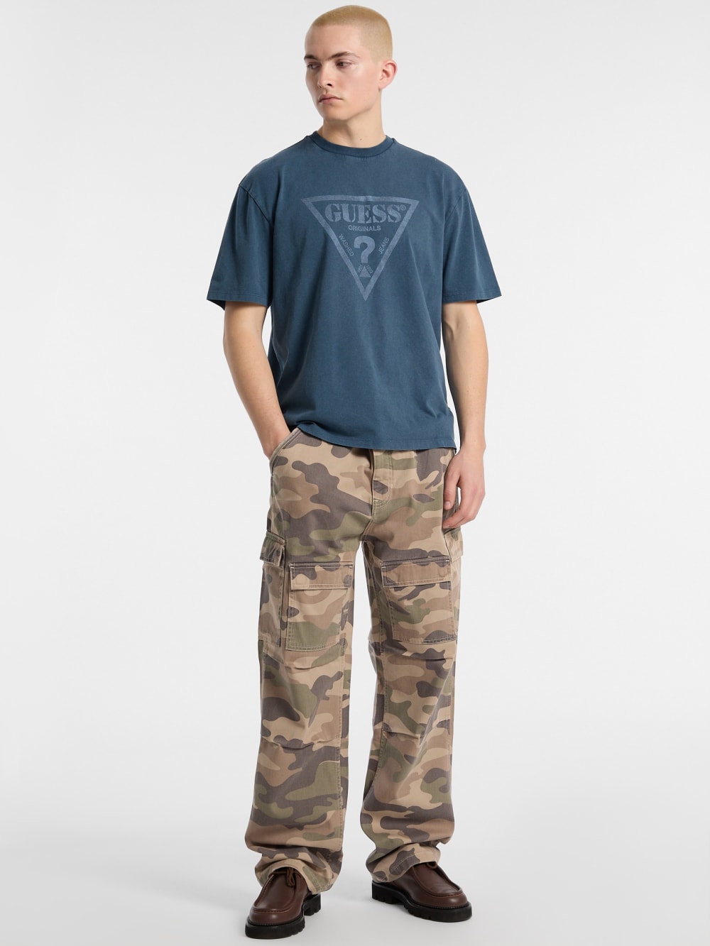GUESS Originals Eco Vintage Triangle Tee