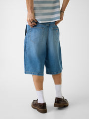 Baggy denim shorts