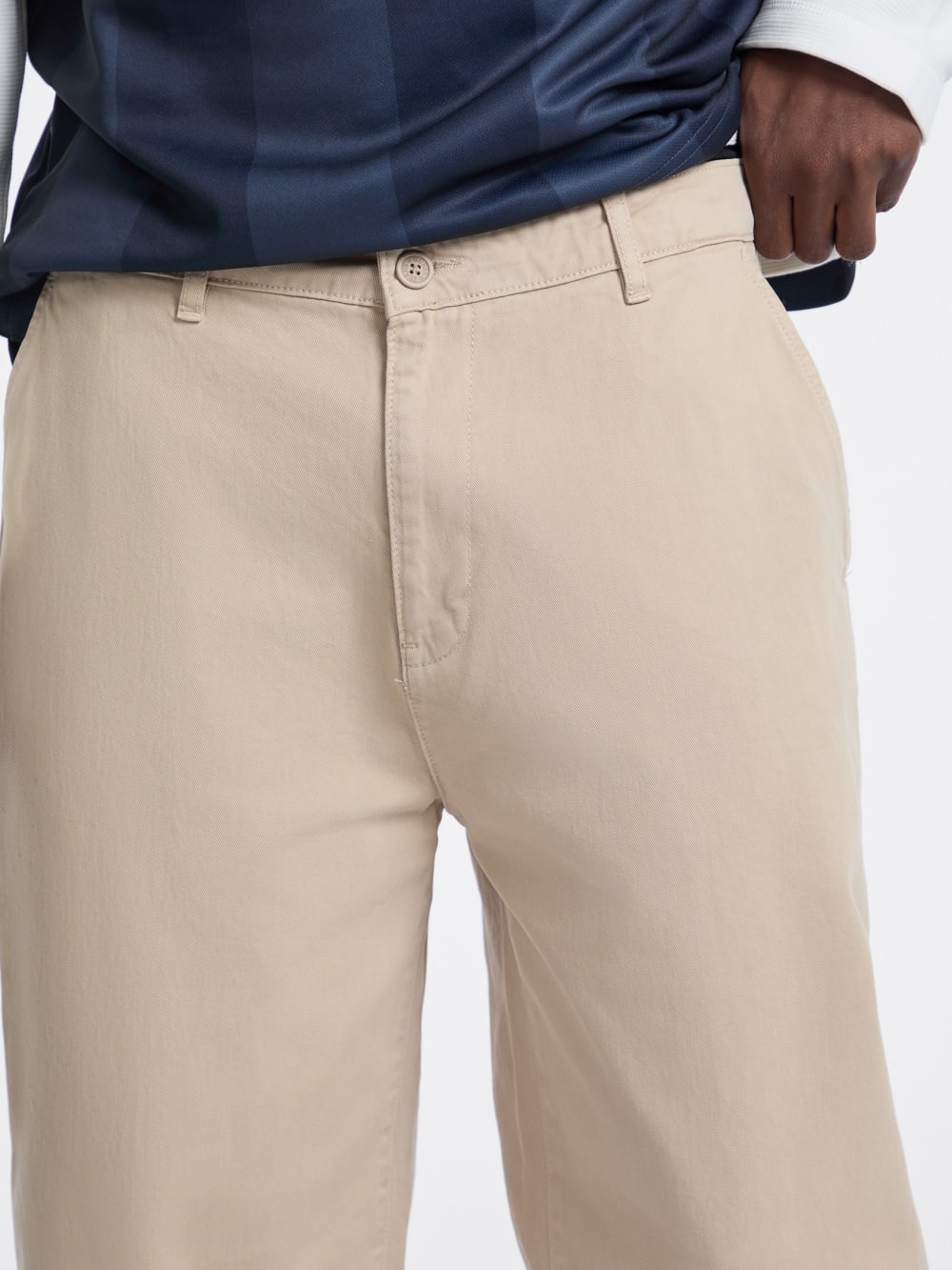 Wide Leg Chino Pants