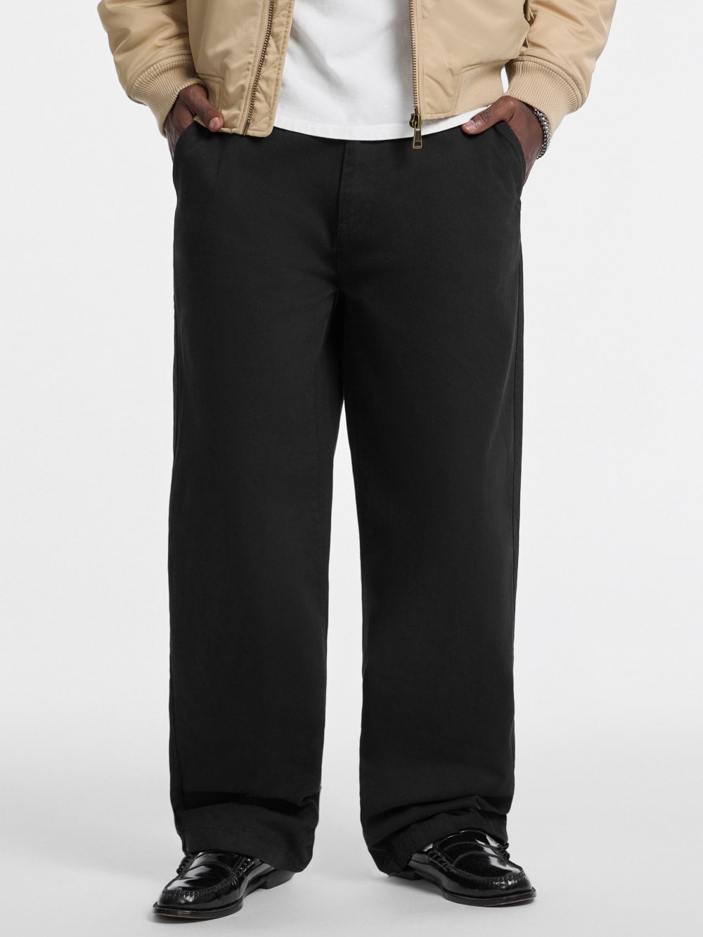 Wide Leg Chino Pants