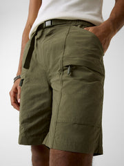 Belted shorts