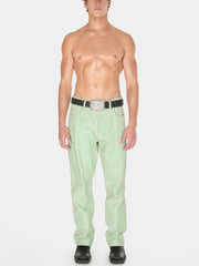 crackle leather pant
