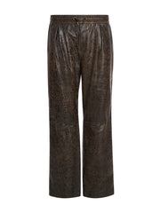 leather joggers