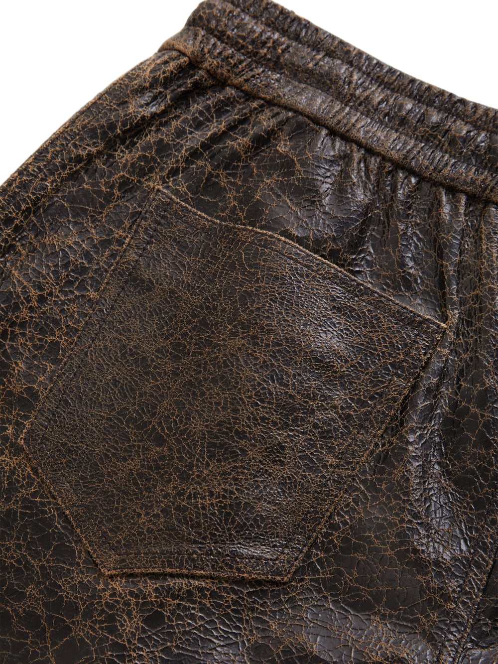 leather joggers