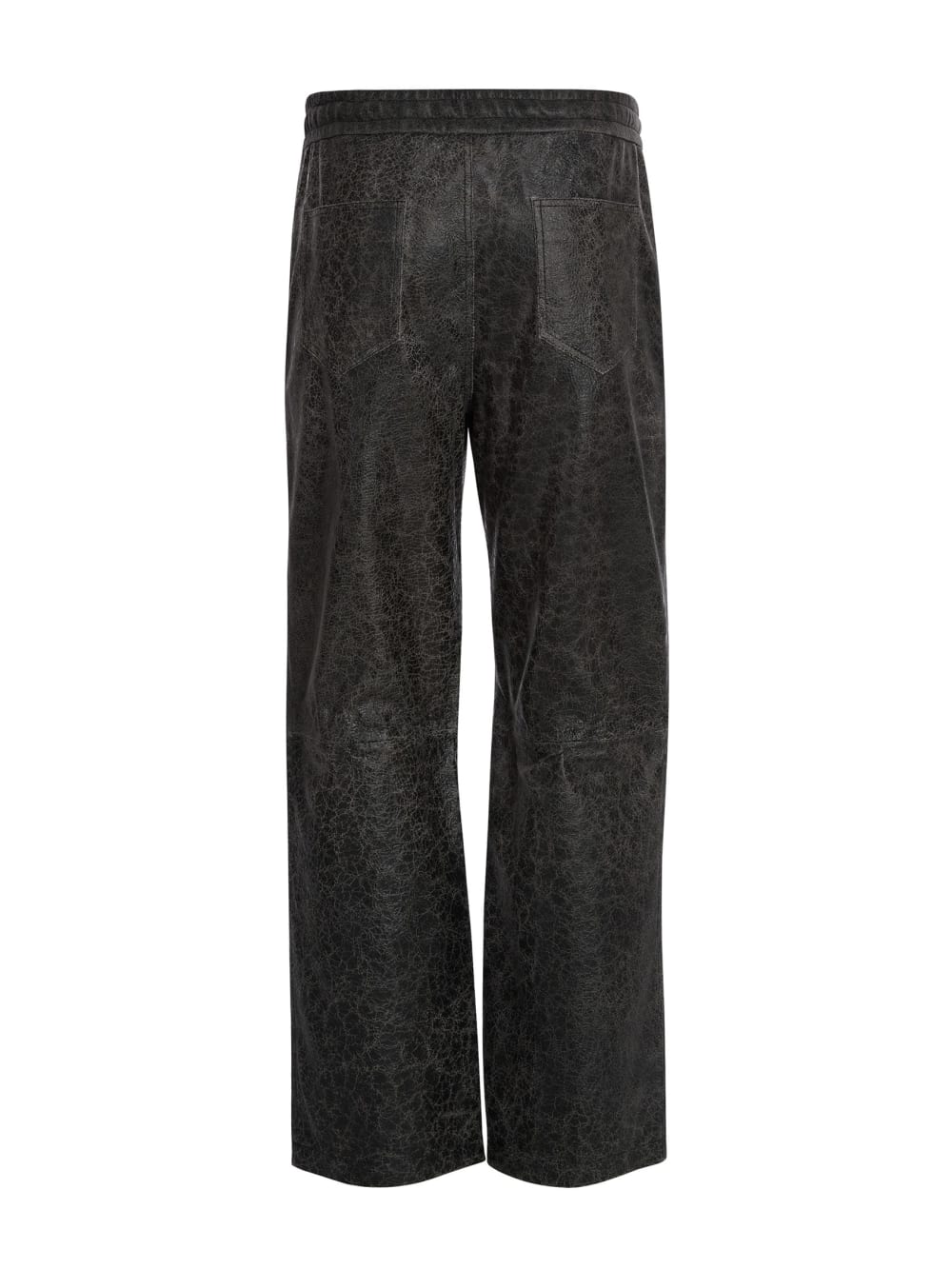 leather joggers