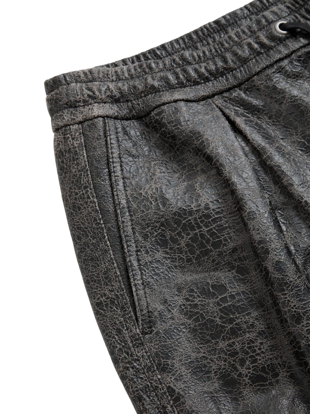 leather joggers