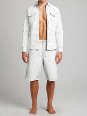 Painted Twill Shorts