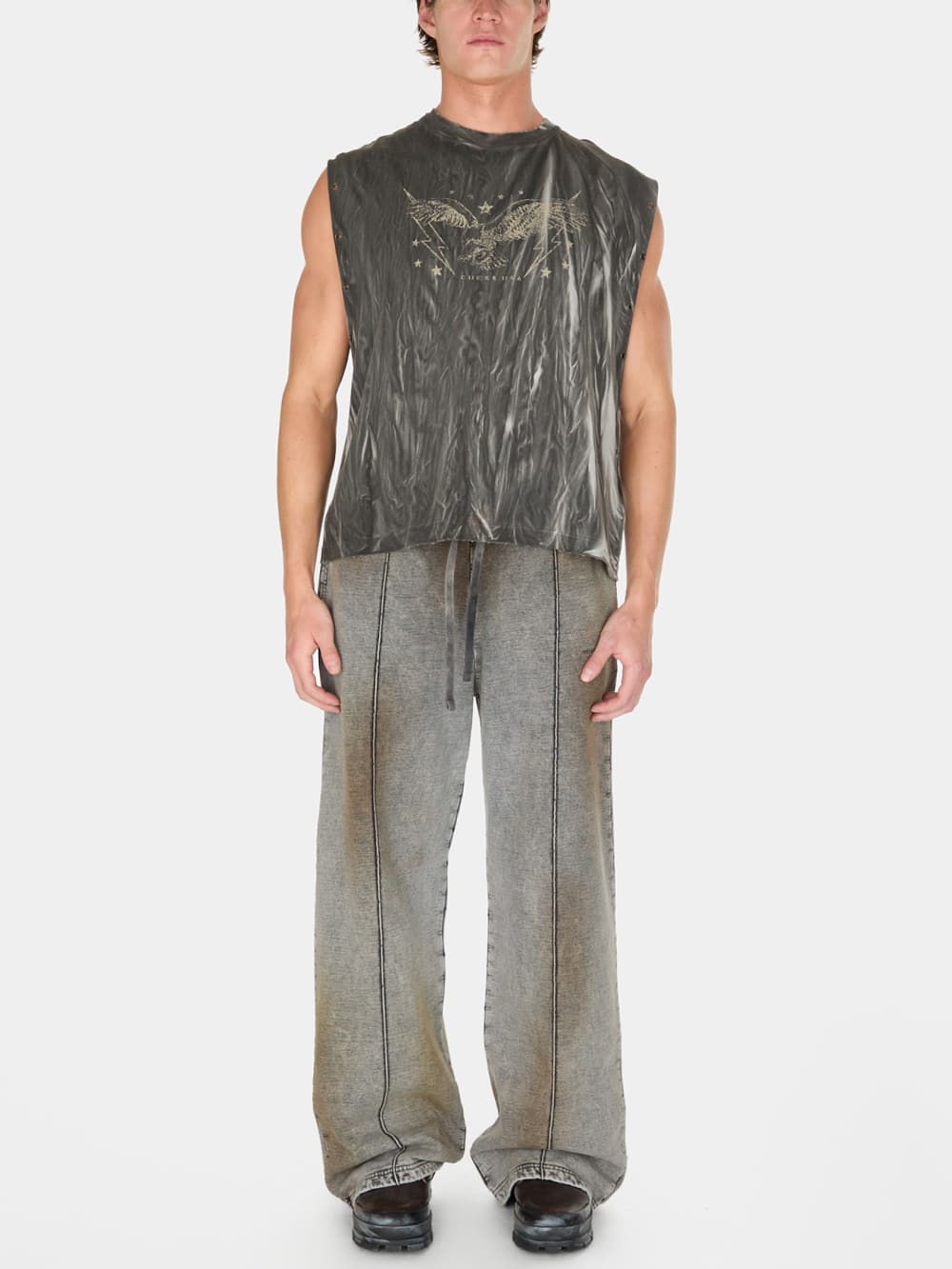 vintage washed jogger pant