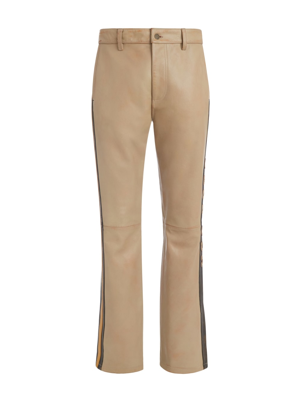 leather moto pant
