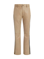 leather moto pant