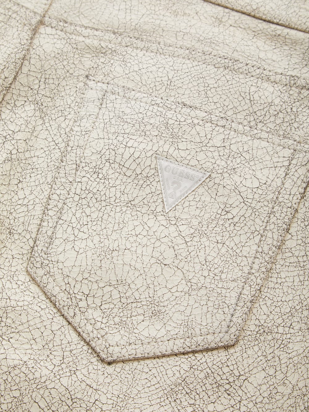 crackle leather pant