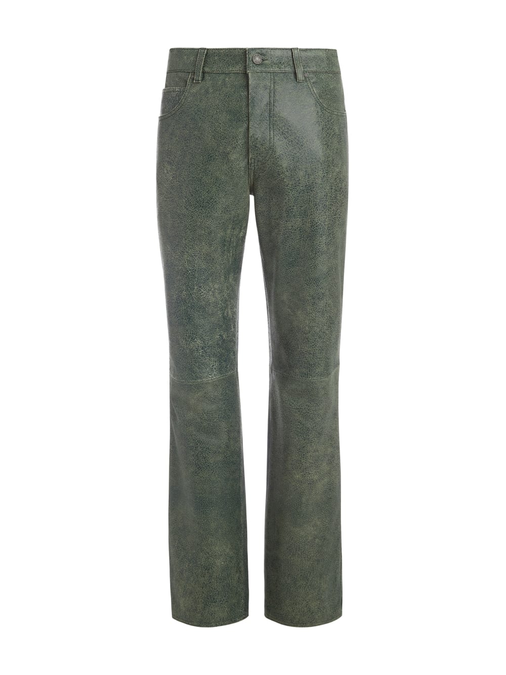crackle leather pant