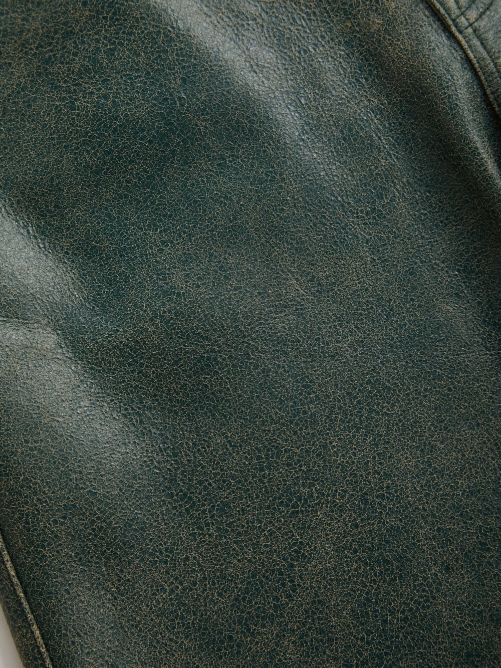 crackle leather pant
