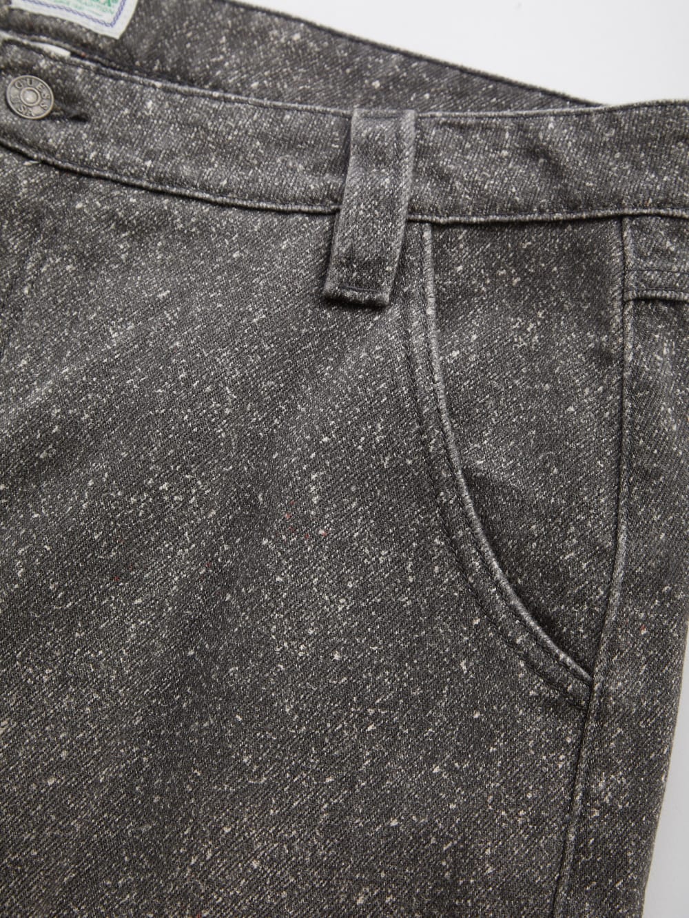 flannel lined relaxed bull denim pant