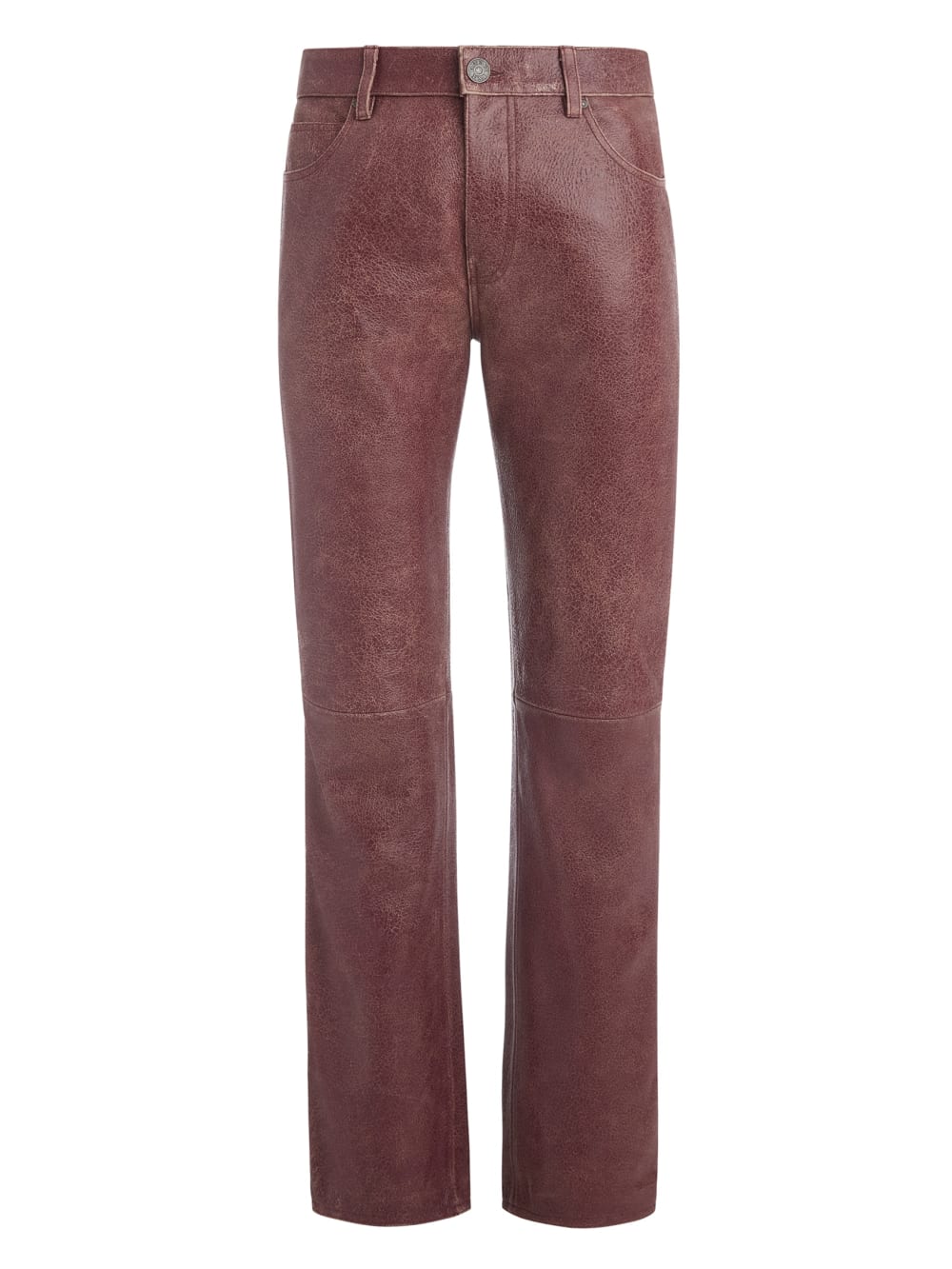 crackle leather pant