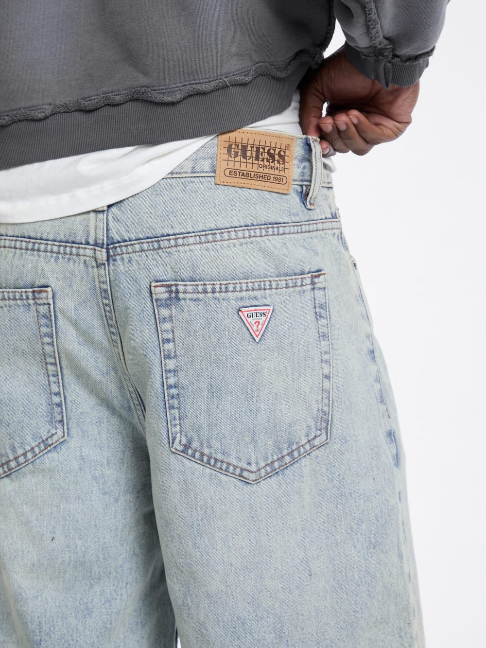 GUESS Originals Eco Baggy Denim Shorts