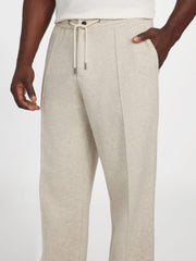 Scuba Wool-Blend Chino Melange Pants