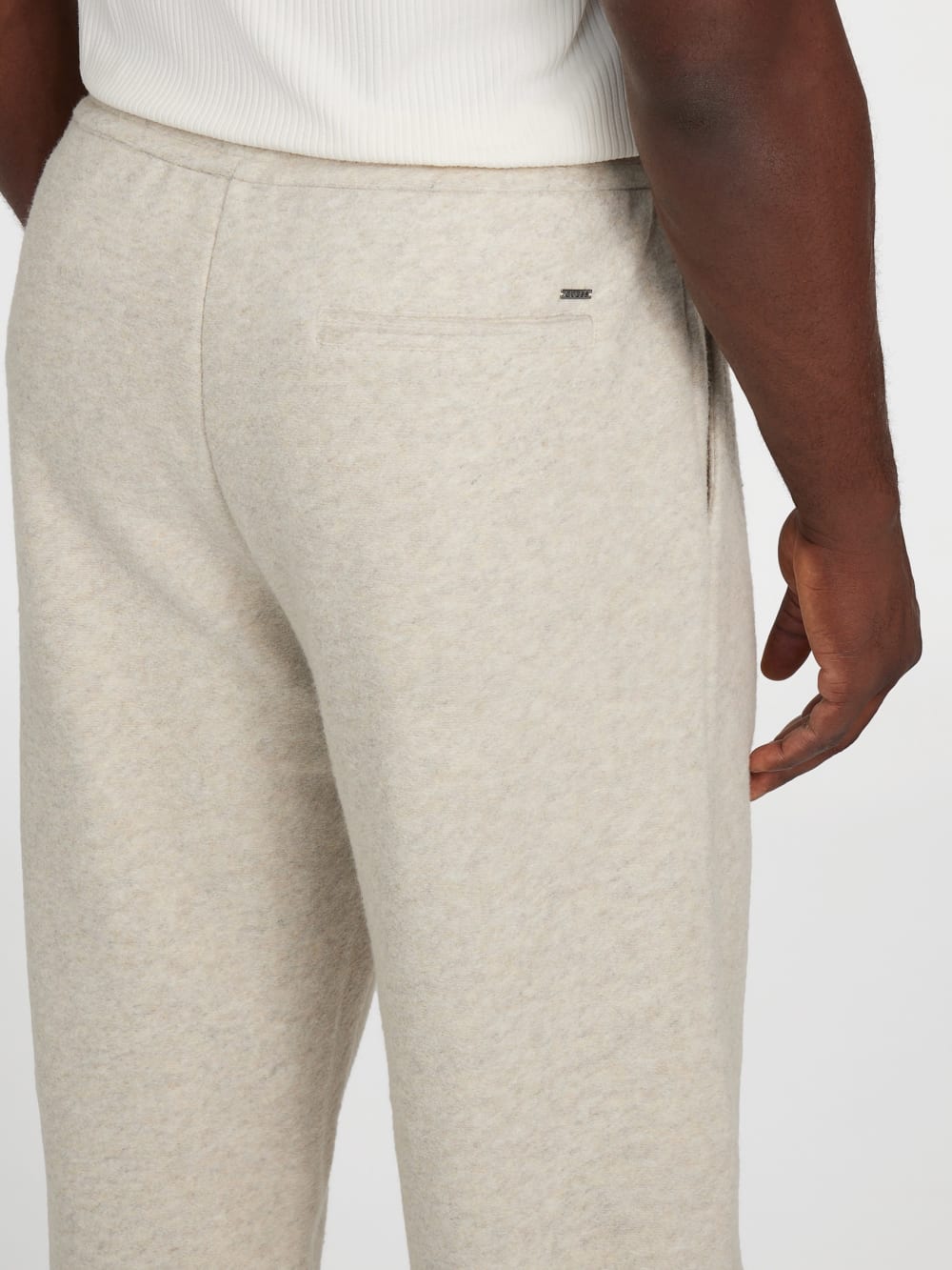 Scuba Wool-Blend Chino Melange Pants