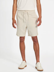Linen blend shorts
