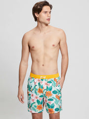 Eco Printed Swim Trunks