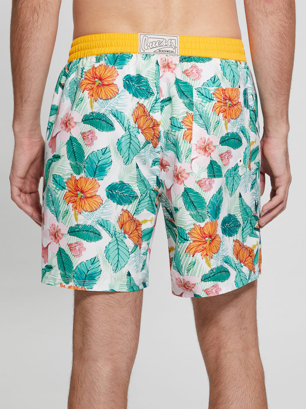 Eco Printed Swim Trunks
