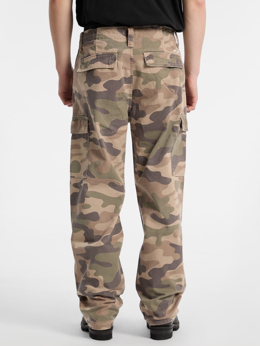 Eco GUESS Originals Twill Camo Cargo Pants