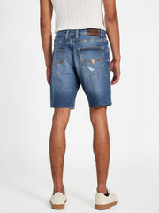 Eco Wyatt Distressed Denim Shorts