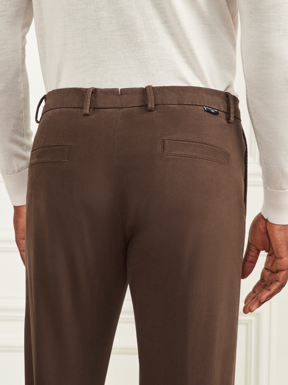 Ethan Twill Roll-Up Chino Pant