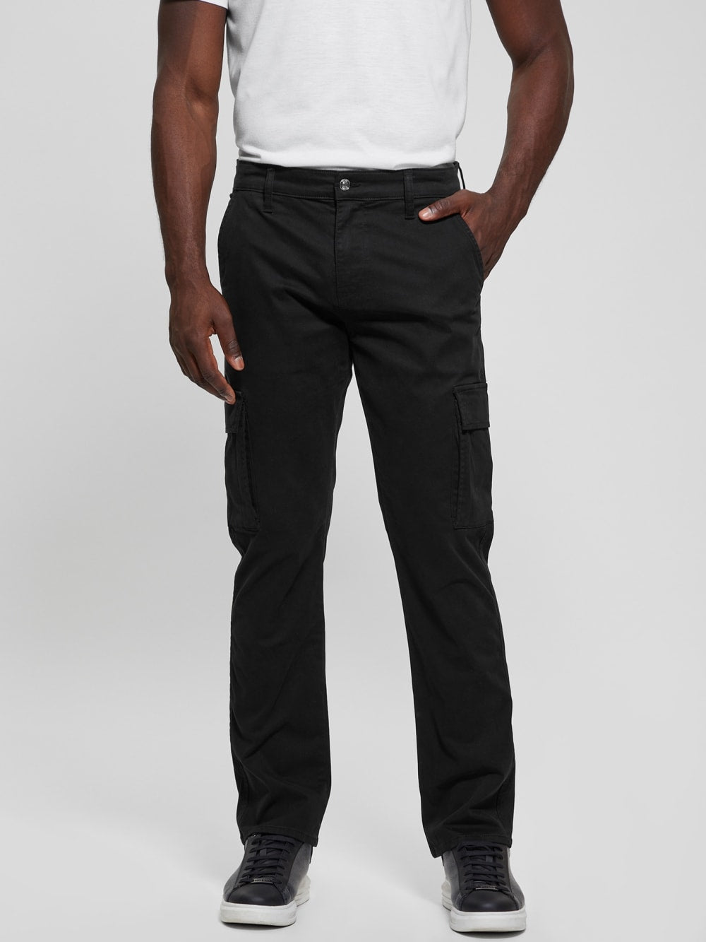 Sateen Coated Cargo Pants