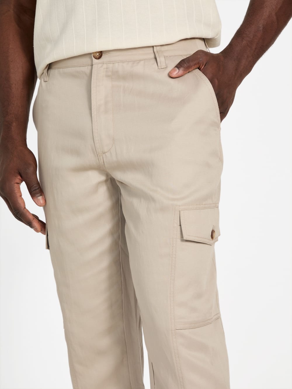 Ari Linen Twill Cargo Pants
