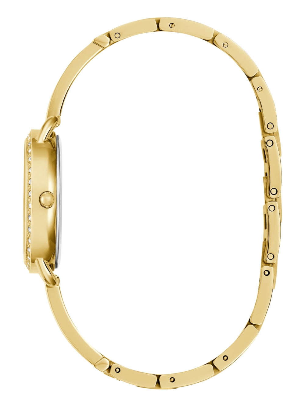 Gold-Tone Triangle Analog Watch