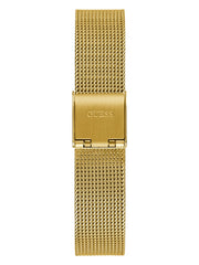 Gold-Tone Mesh Analog Watch