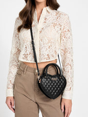 Atabey heart-shaped crossbody