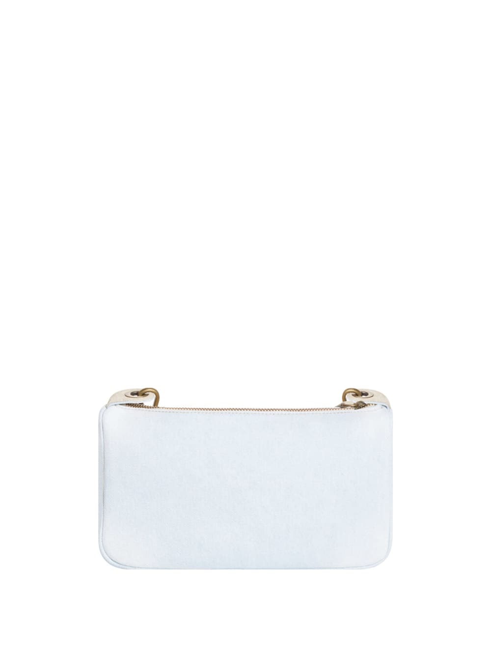 Baguette Denim Shoulder Bag