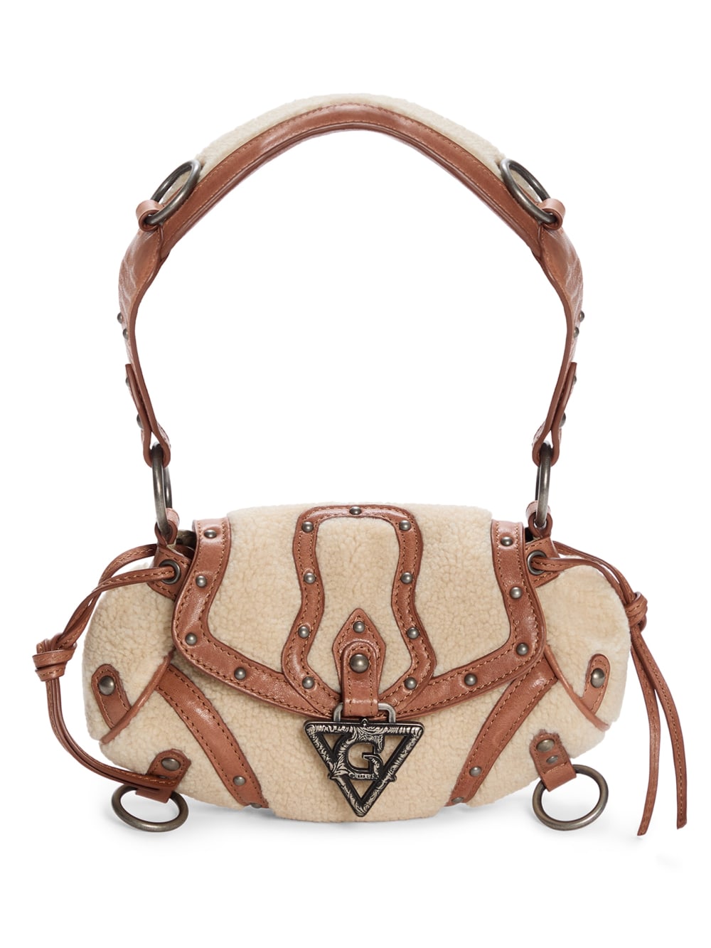 mini claudia faux-fur bag