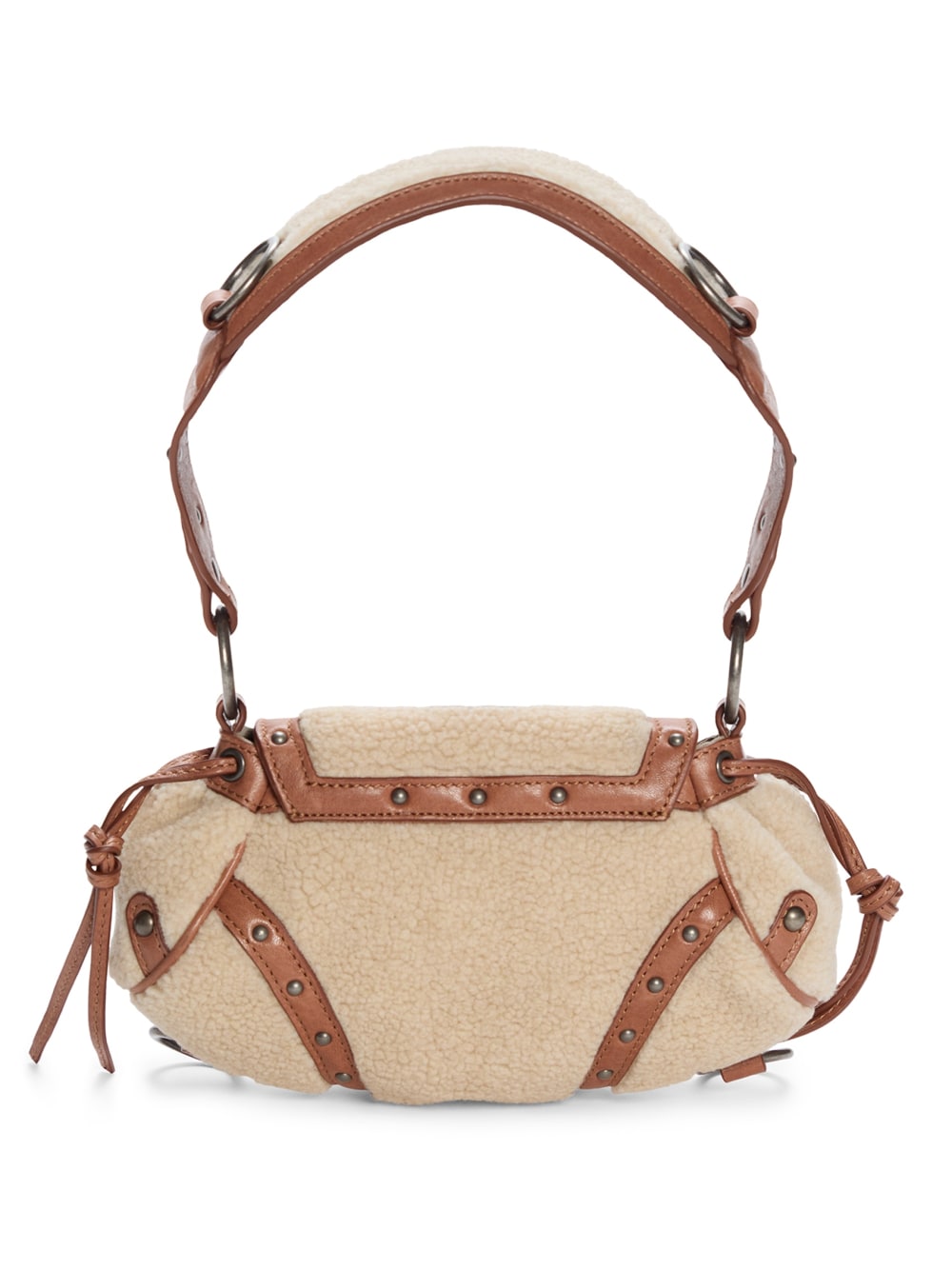 mini claudia faux-fur bag