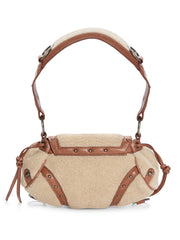 mini claudia faux-fur bag