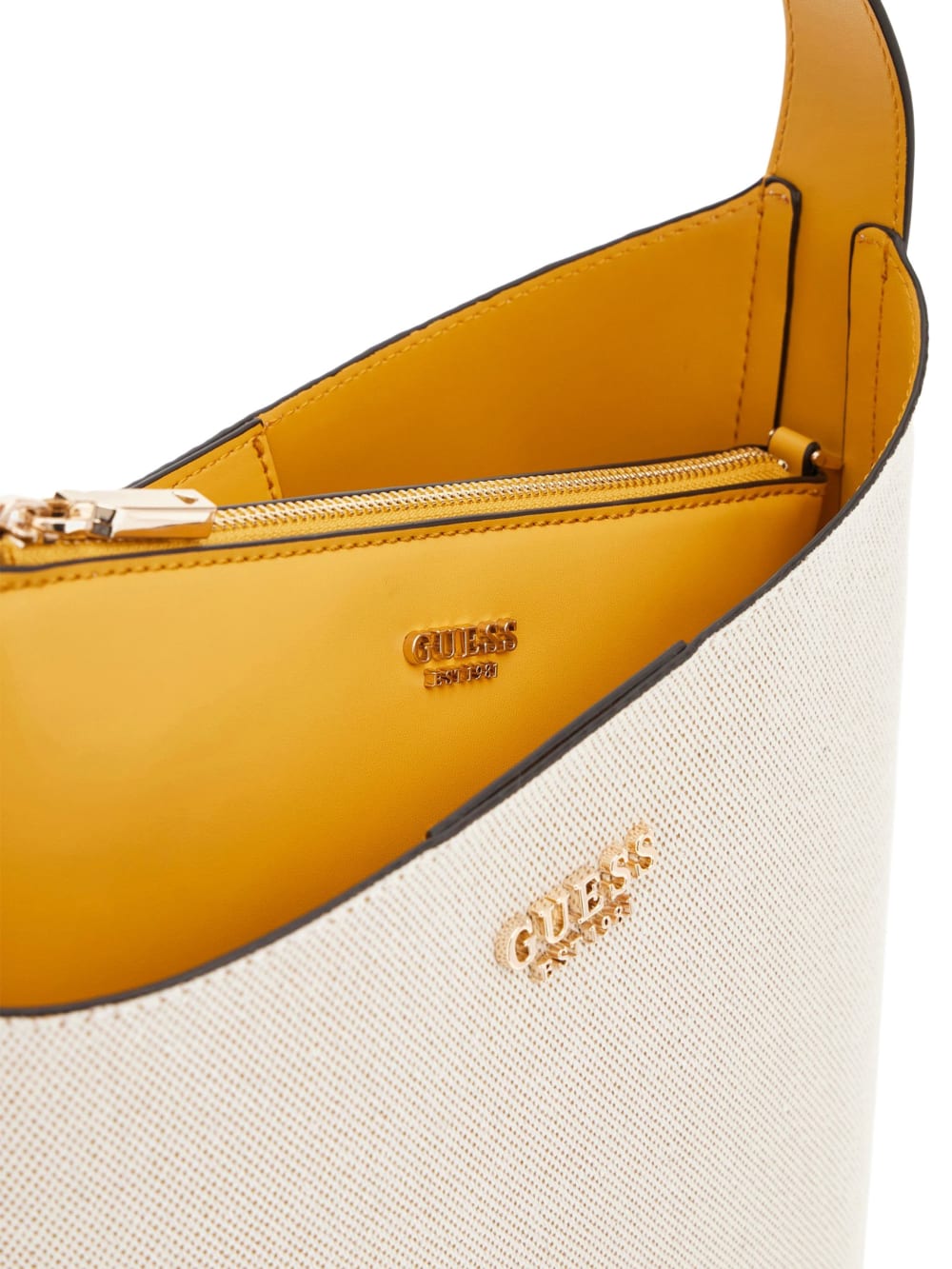 Nicolette Canvas Large Bucket Bag