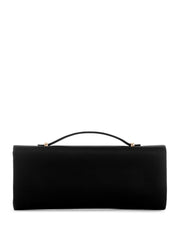 Zalina Satin Top-Handle Clutch