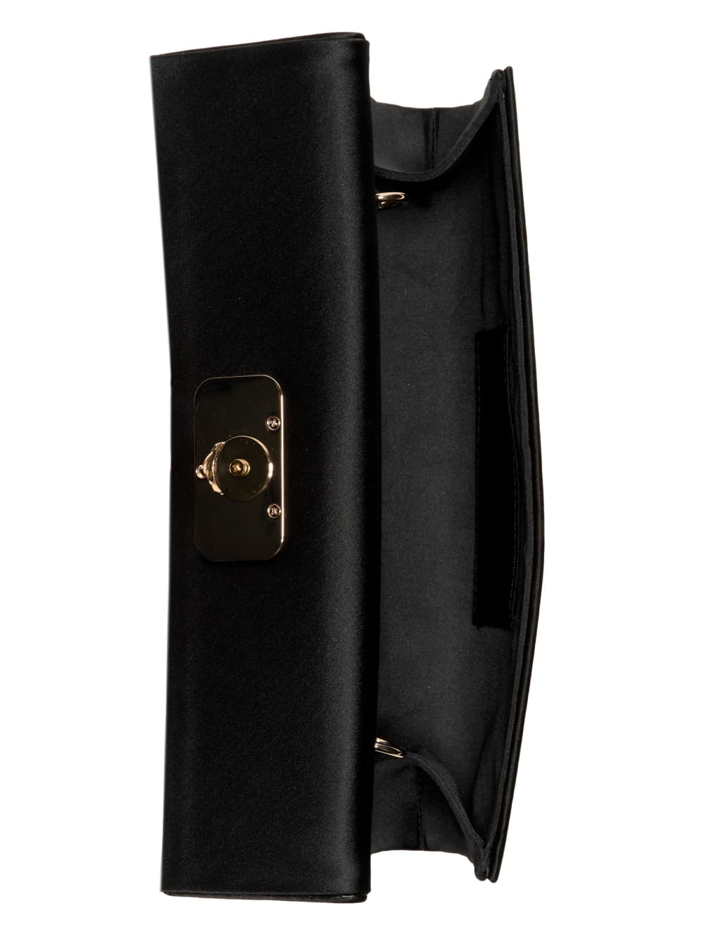 Zalina Satin Top-Handle Clutch