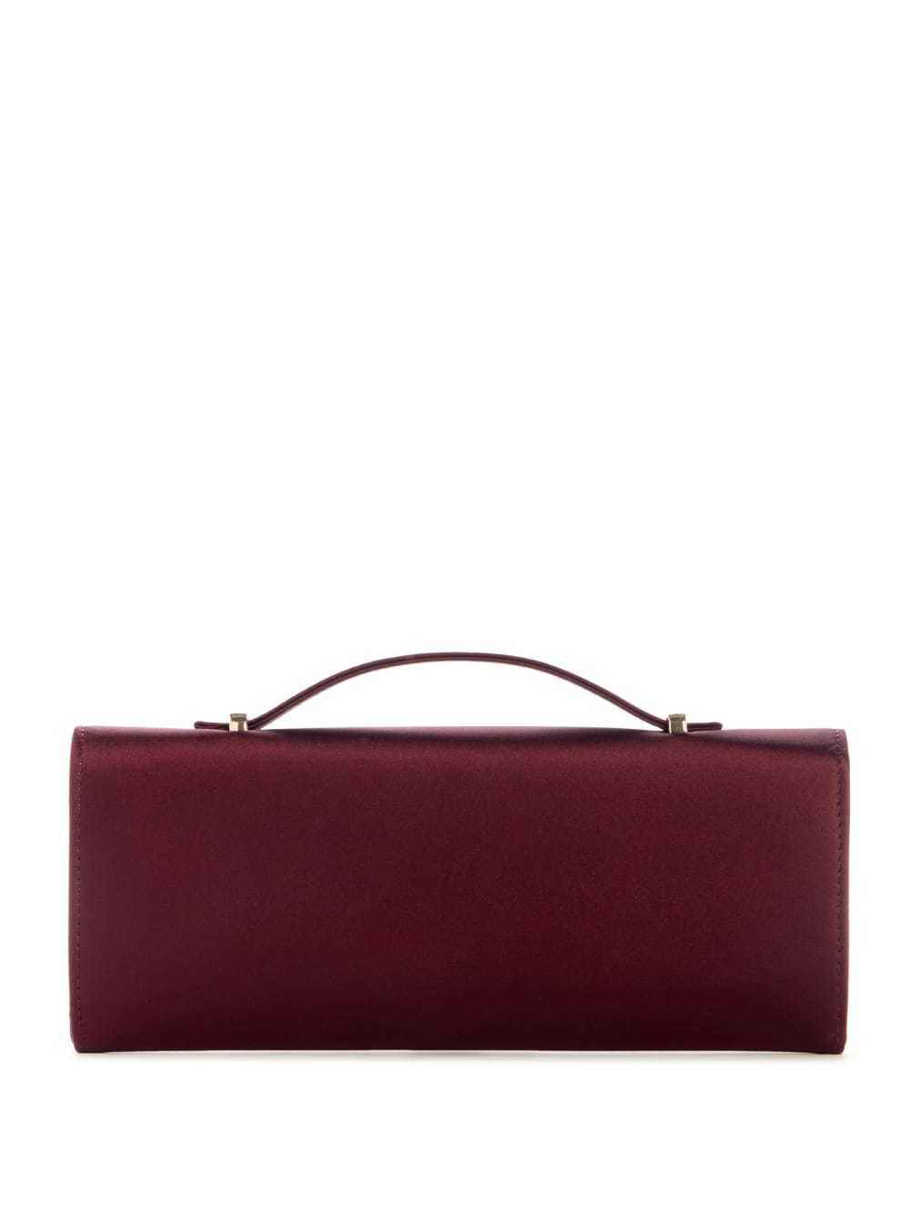 Zalina Satin Top-Handle Clutch