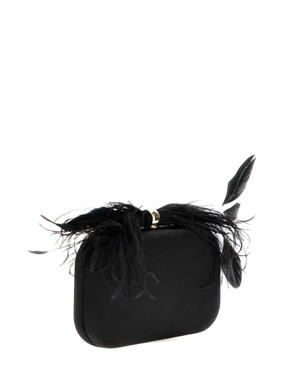 Keyah Feather Top Clutch