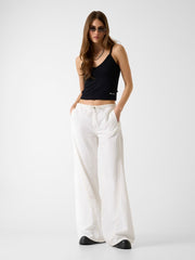 Jogger wide leg jeans