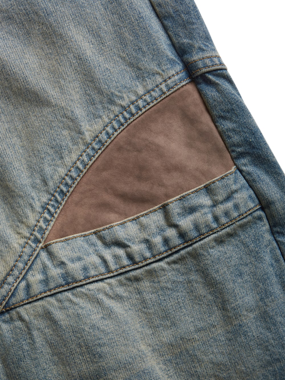 low-rise wide leg denim pants