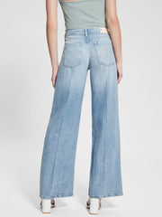 Eco Featherweight Mid-Rise Palazzo Jeans