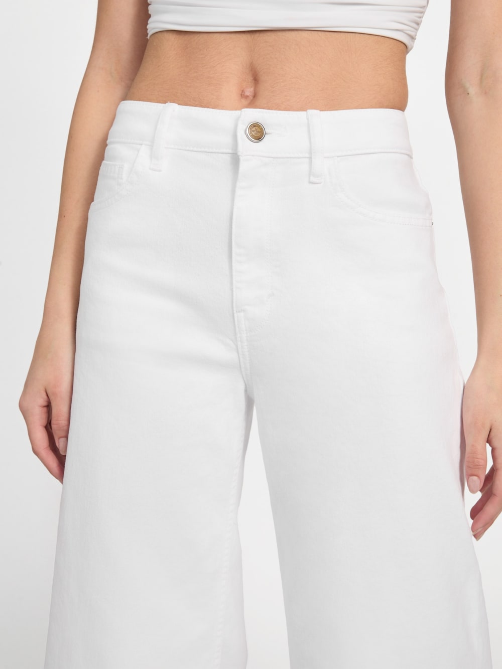 Eco Bellflower Cropped Wide Leg Jeans