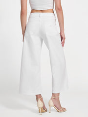 Eco Bellflower Cropped Wide Leg Jeans