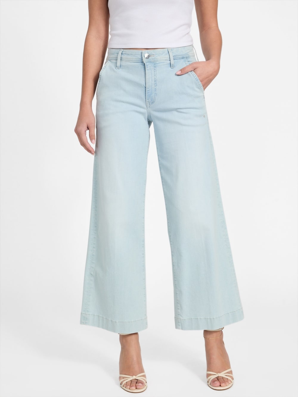 Eco Zoya Crop Wide Leg Jeans
