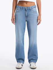 Straight-Leg Boyfriend Jeans